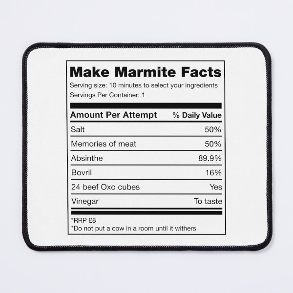 Item preview, Make Marmite Facts designed and sold by eldram.