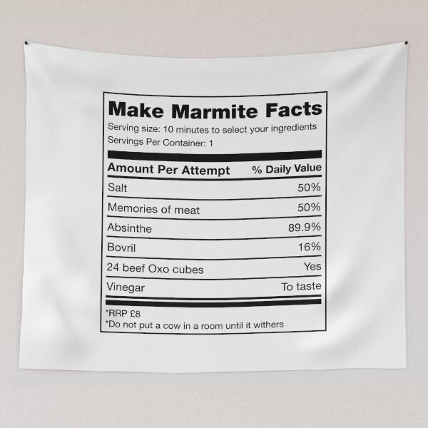 Item preview, Make Marmite Facts designed and sold by eldram.