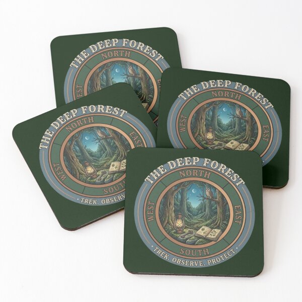 Item preview, The Deep Forest – Trek. Observe. Protect. Emblem Design  designed and sold by Dogandesighn.