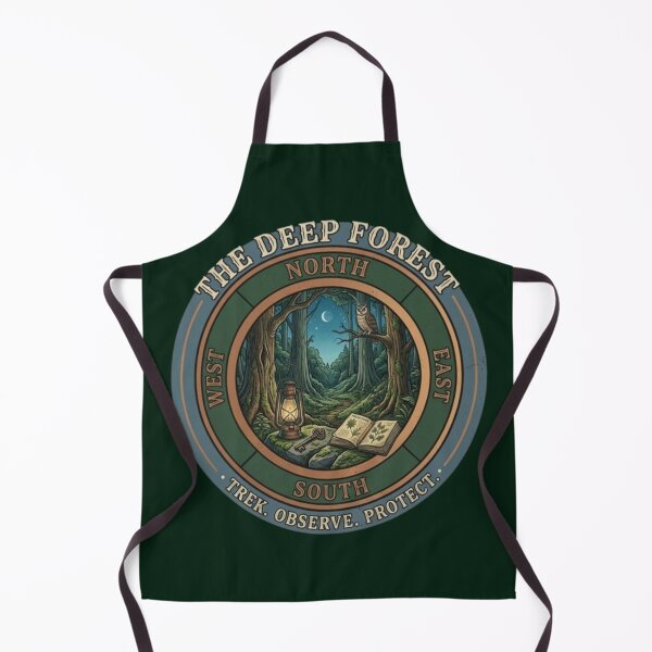 Item preview, The Deep Forest – Trek. Observe. Protect. Emblem Design designed and sold by Dogandesighn.