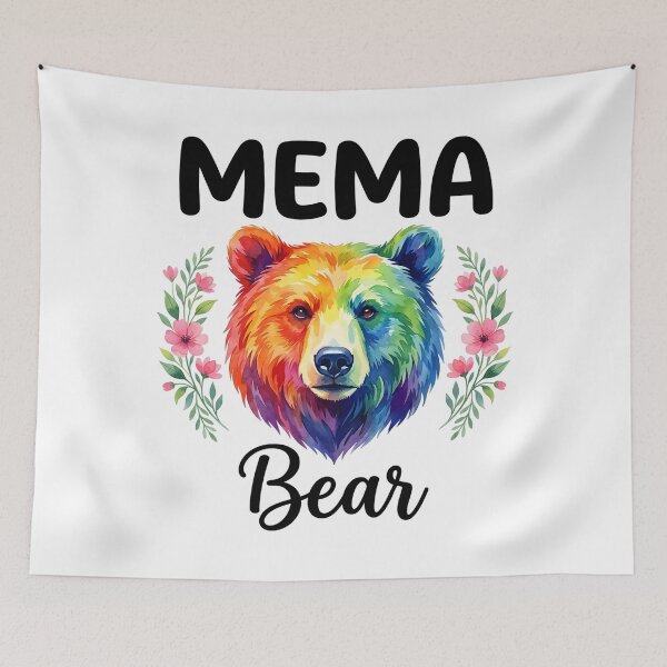 Item preview, MEMA Bear Floral Graphic for Mothers Day Moments designed and sold by OlakunleOloroz.
