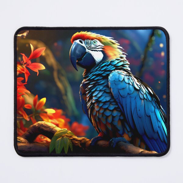 Item preview, Radiant Jungle Macaw – Vibrant Colors in a Dreamlike Forest designed and sold by Gabi.Media.