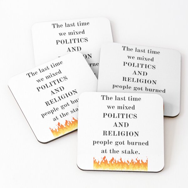 Item preview, Don't mix politics and religion designed and sold by Uphold1973.