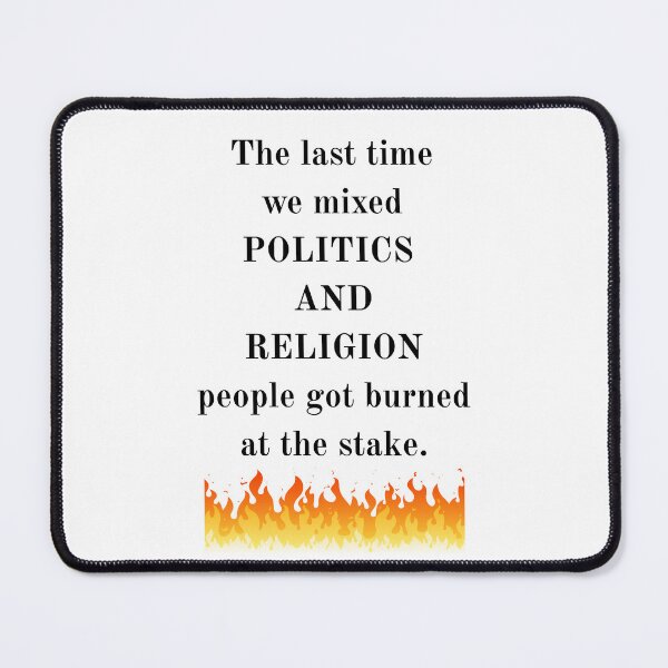 Item preview, Don't mix politics and religion designed and sold by Uphold1973.