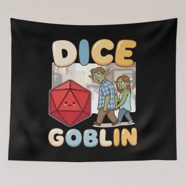 Item preview, Cute Dice Goblin Distracted Meme RPG Gamer Humor designed and sold by Fenay Designs.
