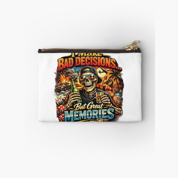 Item preview, I Make Bad Decisions Graphic Tee | Unisex Premium T-Shirt for Casual Wear designed and sold by MoolokaiApperal.