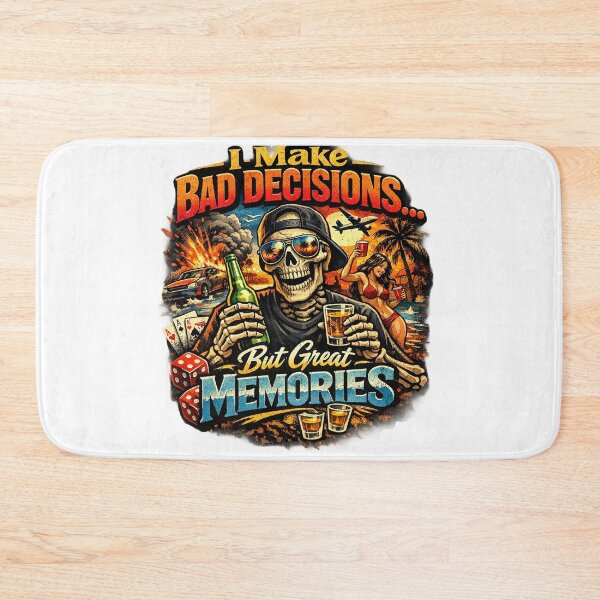 Item preview, I Make Bad Decisions Graphic Tee | Unisex Premium T-Shirt for Casual Wear designed and sold by MoolokaiApperal.