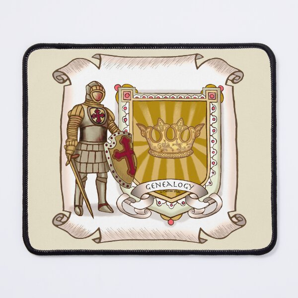 Item preview, Genealogy Knight Shield designed and sold by artmuvz.