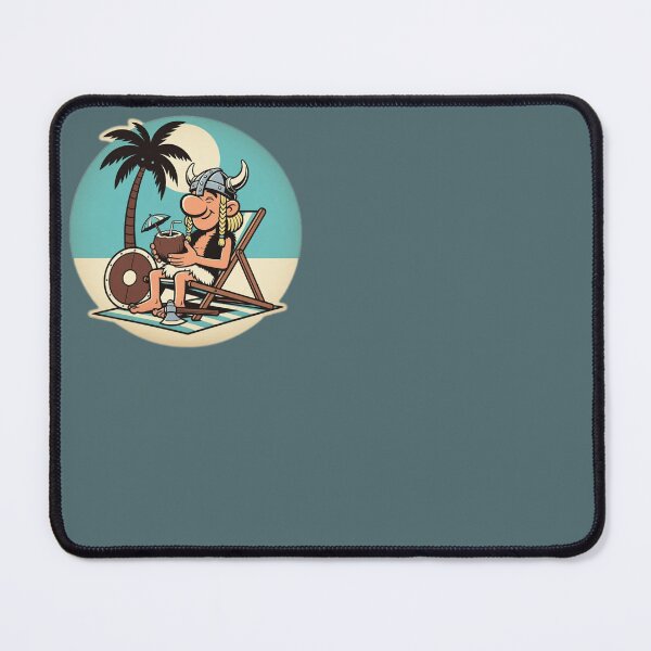 Item preview, Viking Beach Chill – Funny Vacation Medallion designed and sold by SilentPowerArt.