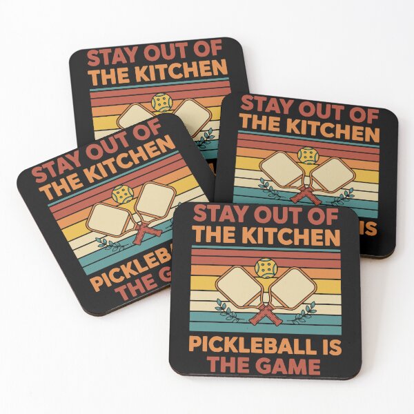 Artikelvorschau, Pickleball Is The Game Stay Out Of The Kitchen entworfen und verkauft von LuminOrb.