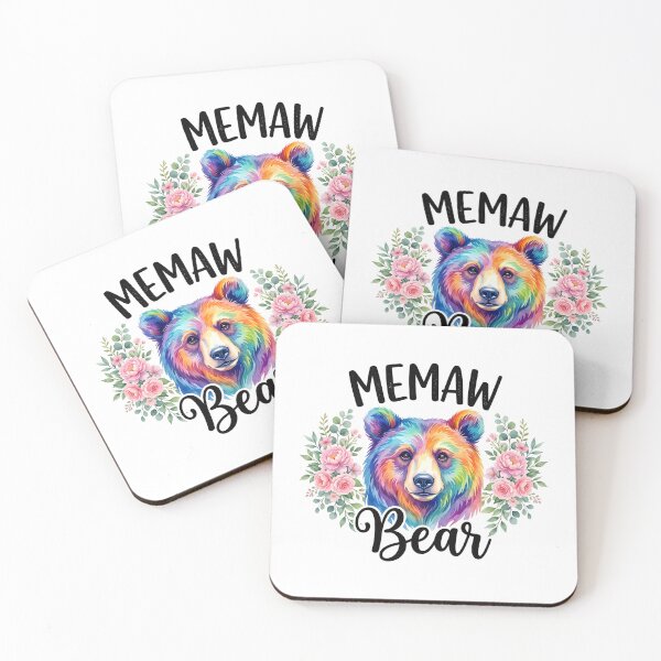 Item preview, Memaw Bear Floral Graphic for Mothers Day Moments designed and sold by OlakunleOloroz.
