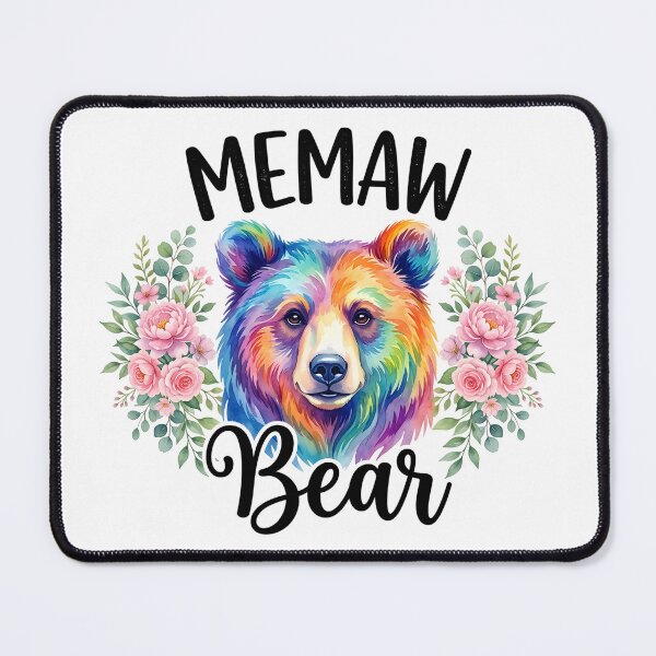 Item preview, Memaw Bear Floral Graphic for Mothers Day Moments designed and sold by OlakunleOloroz.