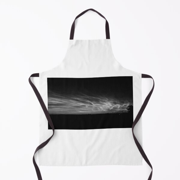 Item preview, Moody monochrome Noctilucent Night Sky Over Rural Horizon With Luminous Clouds designed and sold by ivon55.
