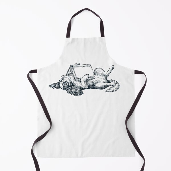 Item preview, Funny Cavalier King Charles Spaniel Reading Book Nap Dog Lover designed and sold by DoodleTortle.