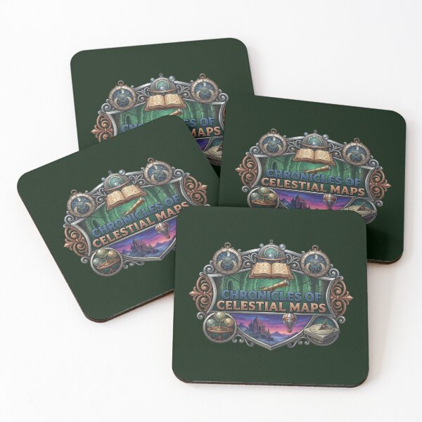 Item preview, Chronicles of Celestial Maps – Astronomy & Exploration Emblem Design designed and sold by Dogandesighn.