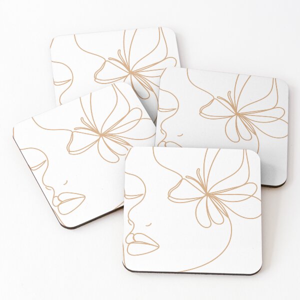 Item preview, Minimalist Butterfly Lady Line Art designed and sold by AuraLoft.