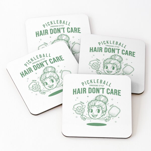 Artikelvorschau, Pickleball Funny Player Hair Dont Care Play Love entworfen und verkauft von LuminOrb.