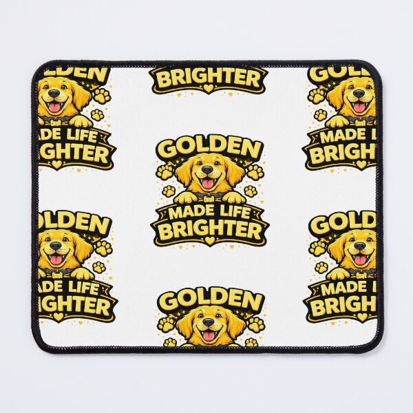 Item preview, Golden Made Life Brighter Golden Retriever Gift designed and sold by WildVista.