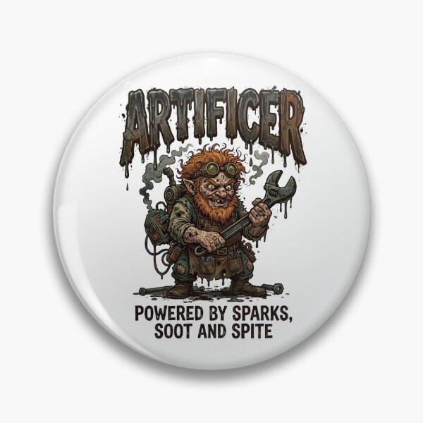 Item preview, Artificer Powered By Sparks Soot And Spite Tabletop RPG designed and sold by Fenay Designs.