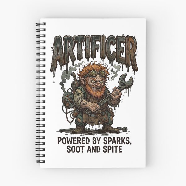 Item preview, Artificer Powered By Sparks Soot And Spite Tabletop RPG designed and sold by Fenay Designs.
