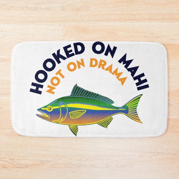 Item preview, Hooked On Mahi Mahi Design Fishing Graphic designed and sold by Stag Prime Shop.