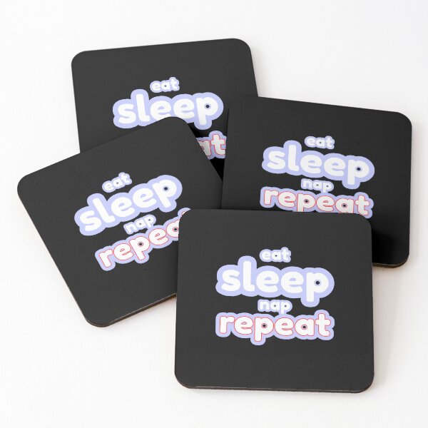 Item preview, Eat Sleep Nap Repeat Cute Quote designed and sold by Snedsdigital.