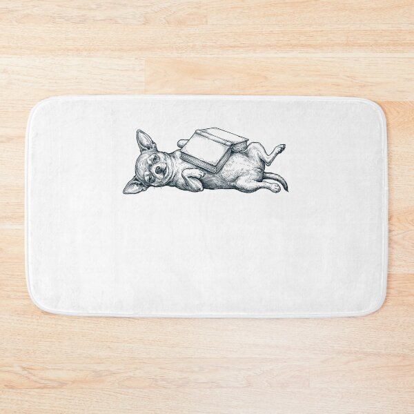 Item preview, Funny Chihuahua Reading Book Nap Dog Lover designed and sold by DoodleTortle.