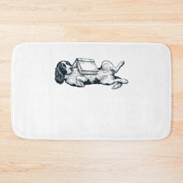 Item preview, Funny English Springer Spaniel Reading Book Nap Dog Lover designed and sold by DoodleTortle.