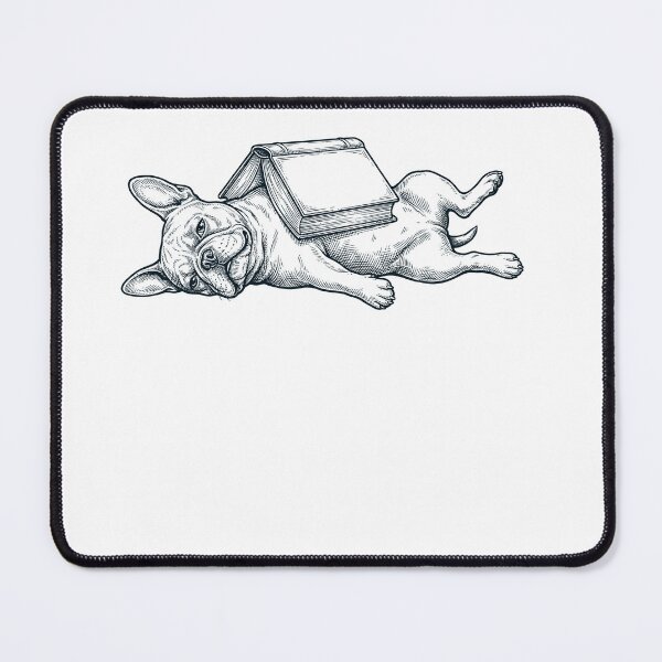 Item preview, Funny French Bulldog Reading Book Nap Dog Lover designed and sold by DoodleTortle.
