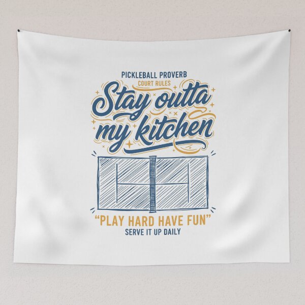 Item preview, Pickleball funny player stay outta my kitchen designed and sold by LuminOrb.