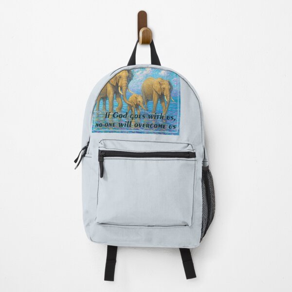 Item preview, Elephant family with a phrase of faith designed and sold by the artedivino.