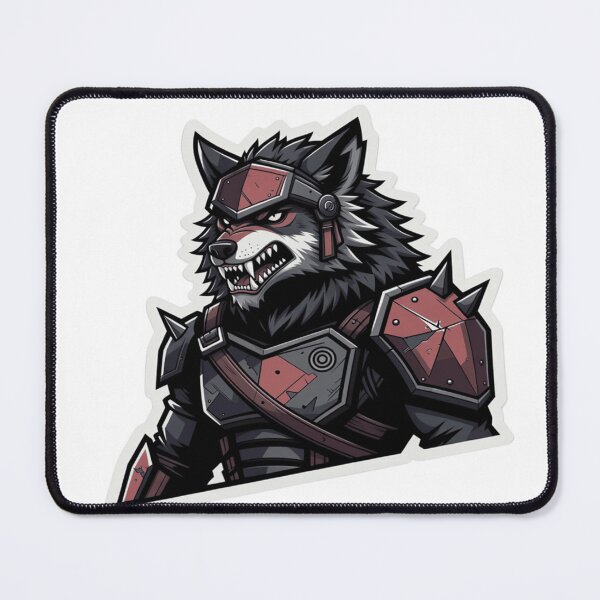 Item preview, Alpha Wolf Soldier – Fierce Battle Royale Gaming Illustration designed and sold by Berouita studio .