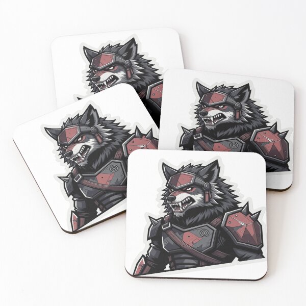 Item preview, Alpha Wolf Soldier – Fierce Battle Royale Gaming Illustration designed and sold by Berouita studio .