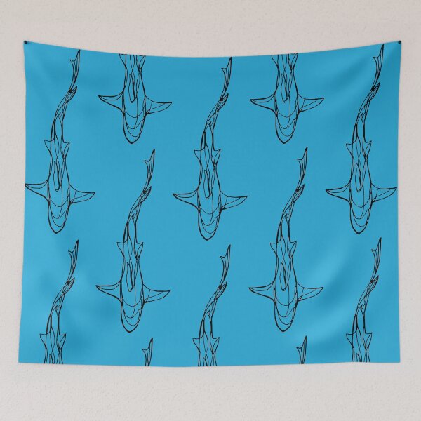 Item preview, Silhouette of a black shark designed and sold by Lagueny.