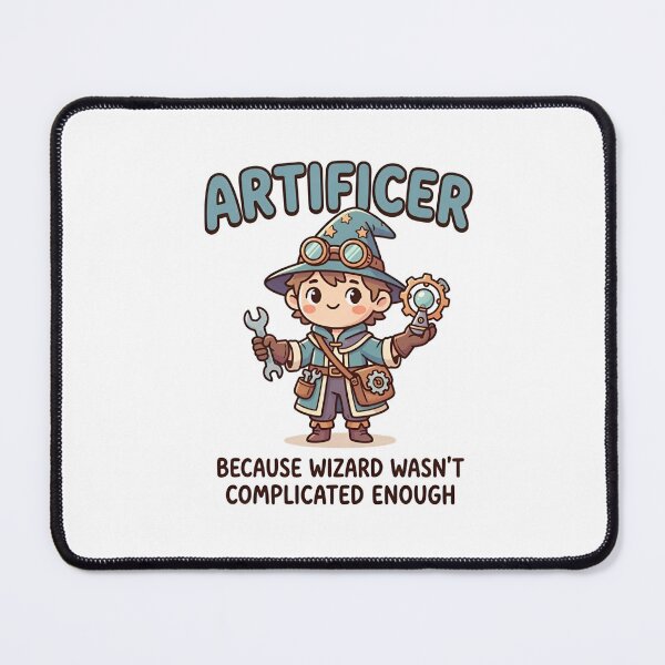 Item preview, Artificer Because Wizard Wasn't Complicated Enough Cute RPG designed and sold by Fenay Designs.