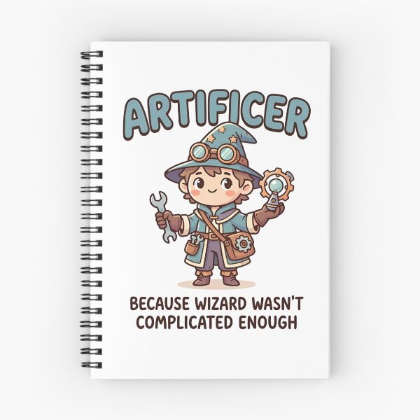 Item preview, Artificer Because Wizard Wasn't Complicated Enough Cute RPG designed and sold by Fenay Designs.