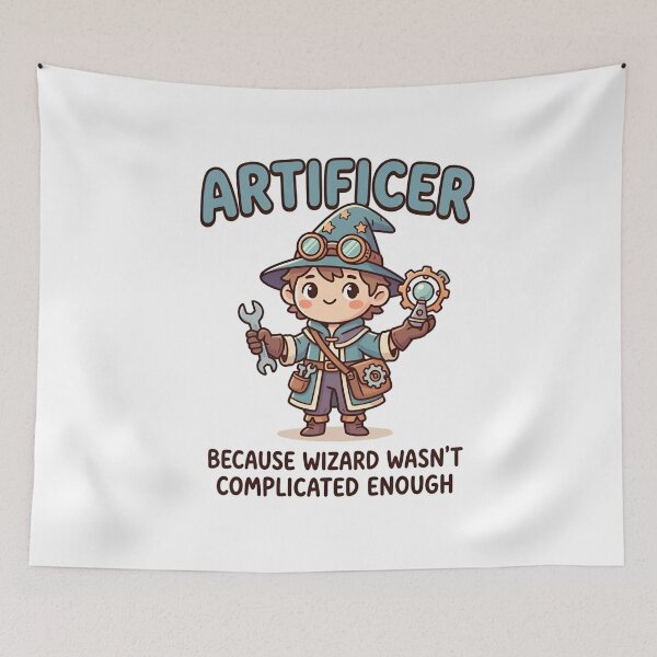 Item preview, Artificer Because Wizard Wasn't Complicated Enough Cute RPG designed and sold by Fenay Designs.
