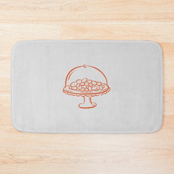 Item preview, Biscuits on Cake Stand – Line Art Illustration with Glass Dome designed and sold by EmeraldeaArt.