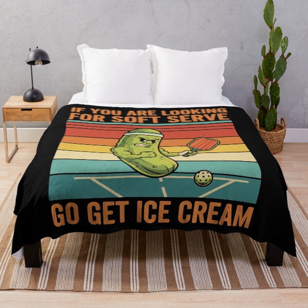 Item preview, Pickleball Funny Player Soft Serve Go Get Ice designed and sold by LuminOrb.