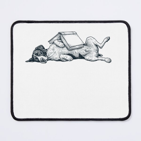 Item preview, Funny German Shorthaired Pointer Reading Book Nap Dog Lover designed and sold by DoodleTortle.