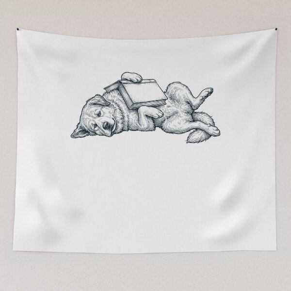 Item preview, Funny Great Pyrenees Reading Book Nap Dog Lover designed and sold by DoodleTortle.