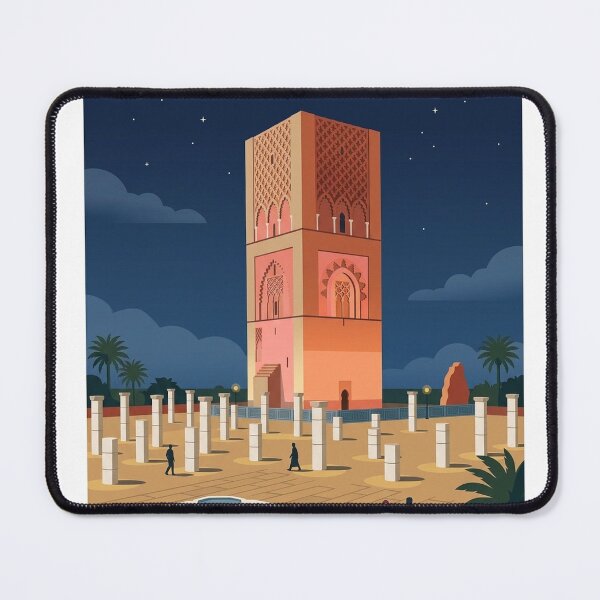 Item preview, Rabat Hassan tour travel memory poster designed and sold by EF-ZEE.