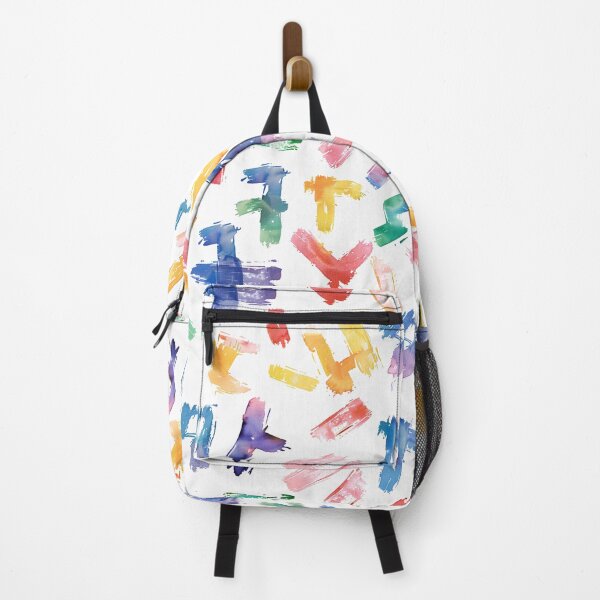 Item preview, Colorful Hangul Brushstroke Pattern – Korean Abstract Watercolor Letter Design designed and sold by Windy-market.