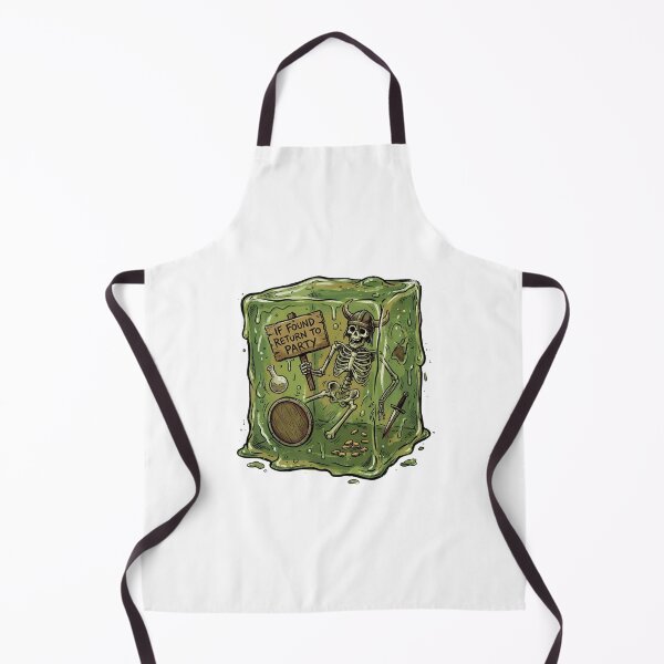 Item preview, If Found Return To Party Funny Gelatinous Cube RPG designed and sold by Fenay Designs.