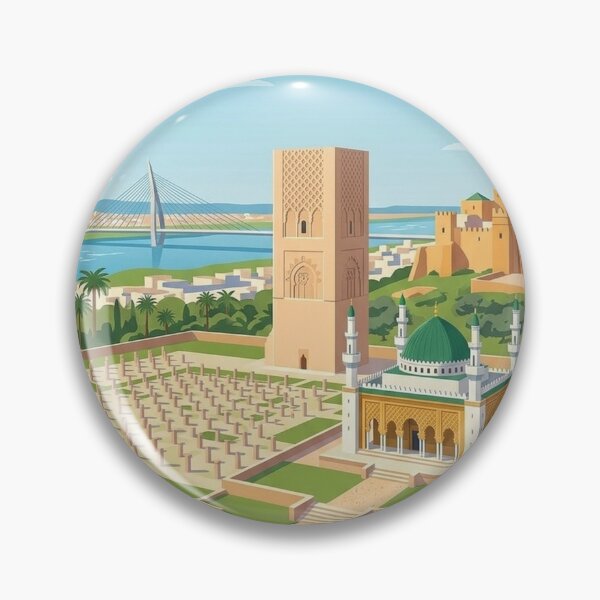 Item preview, Rabat Hassan tour travel memory poster designed and sold by EF-ZEE.