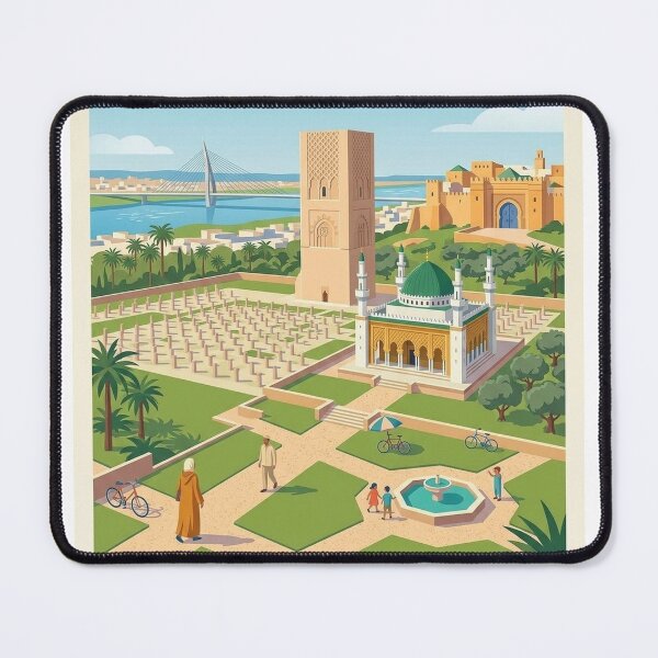 Item preview, Rabat Hassan tour travel memory poster designed and sold by EF-ZEE.