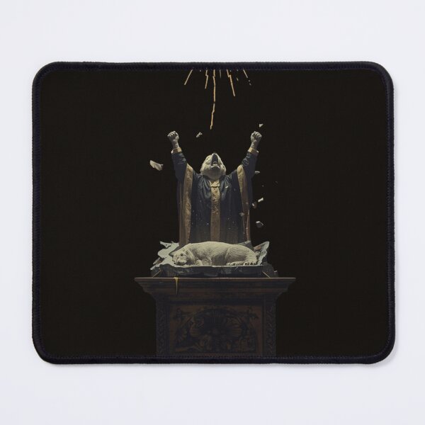 Item preview, Resurrection by Erection — Dark Sacred Wolf Art designed and sold by GeoWhimsy Studio.