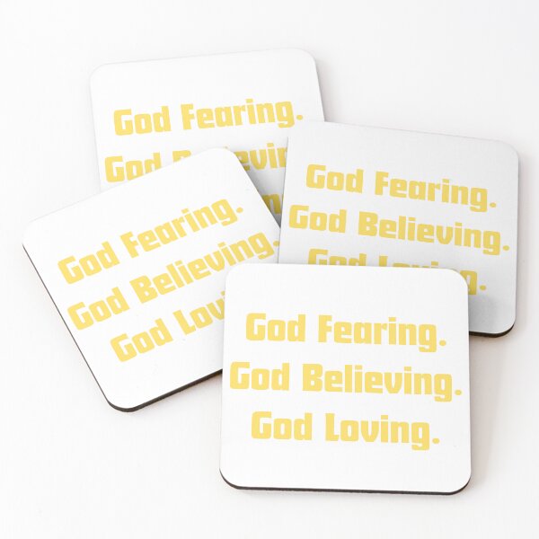 Item preview, Yellow Font God fearing, God believing, God loving designed and sold by 1anne-grace1.
