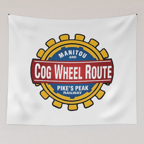 Item preview, Vintage Manitou and Pike's Peak Cog Railway Emblem designed and sold by CharlieDesings.