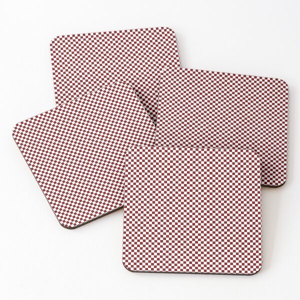 Item preview, Tiny White and Red Checkers designed and sold by noble aa kissoon art & design.